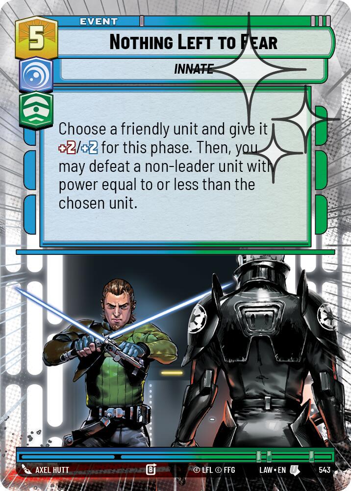 Nothing Left to Fear [Hyperspace Foil] #543