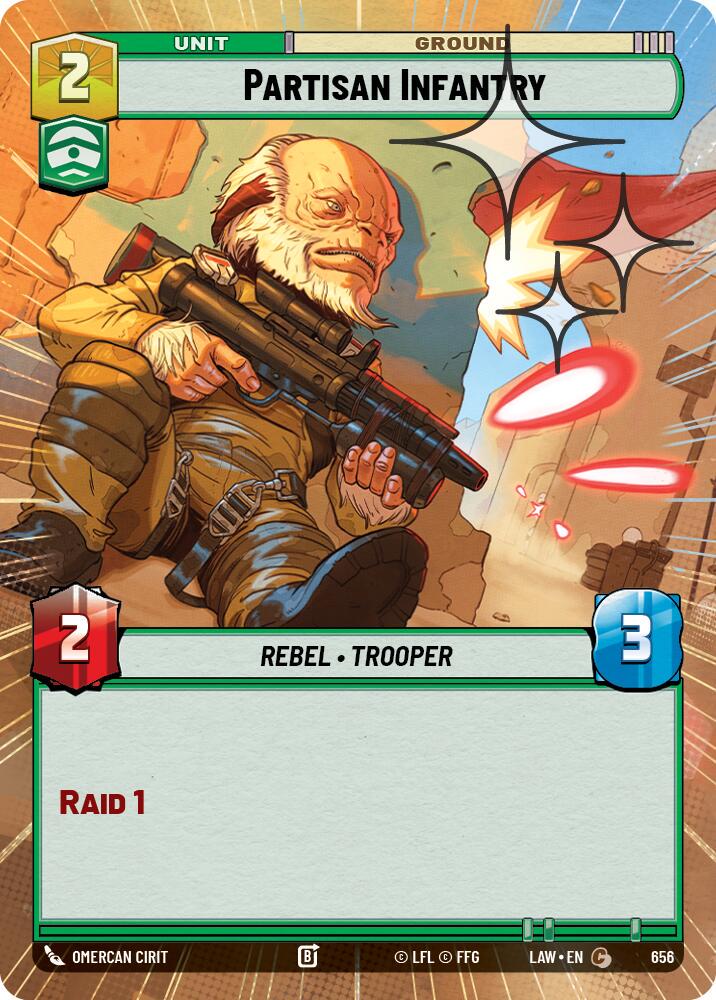 Partisan Infantry [Hyperspace Foil] #656