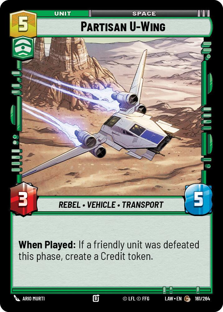 Partisan U-Wing #161