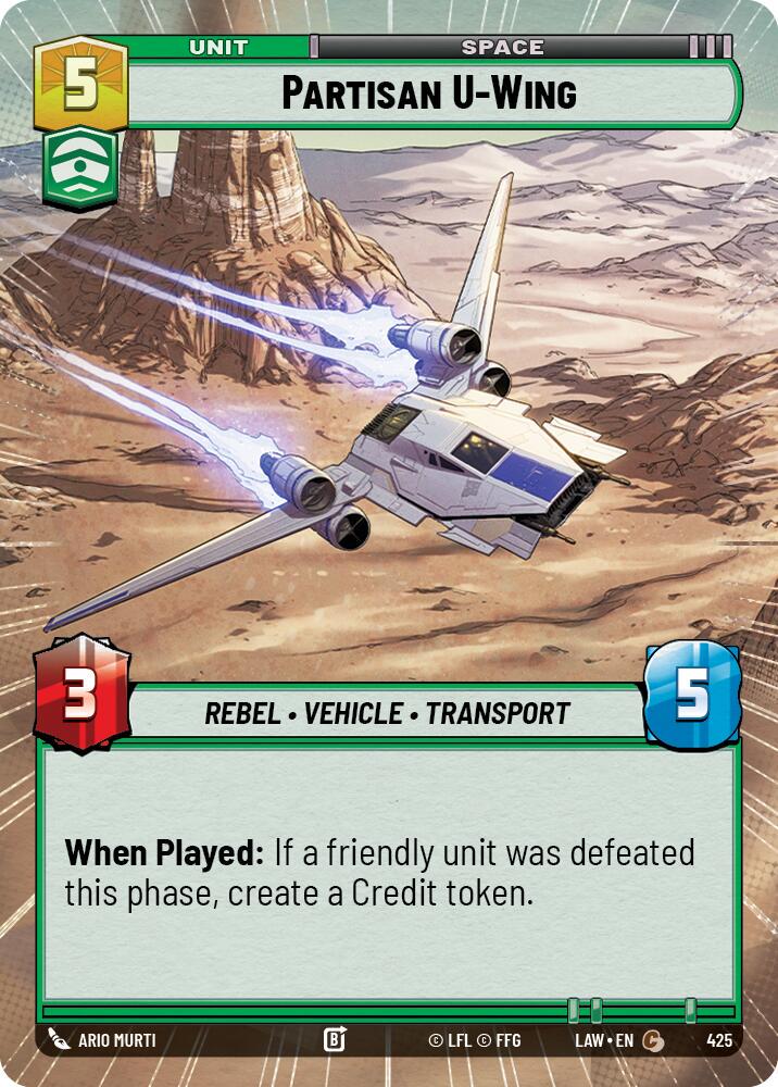Partisan U-Wing [Hyperspace] #425