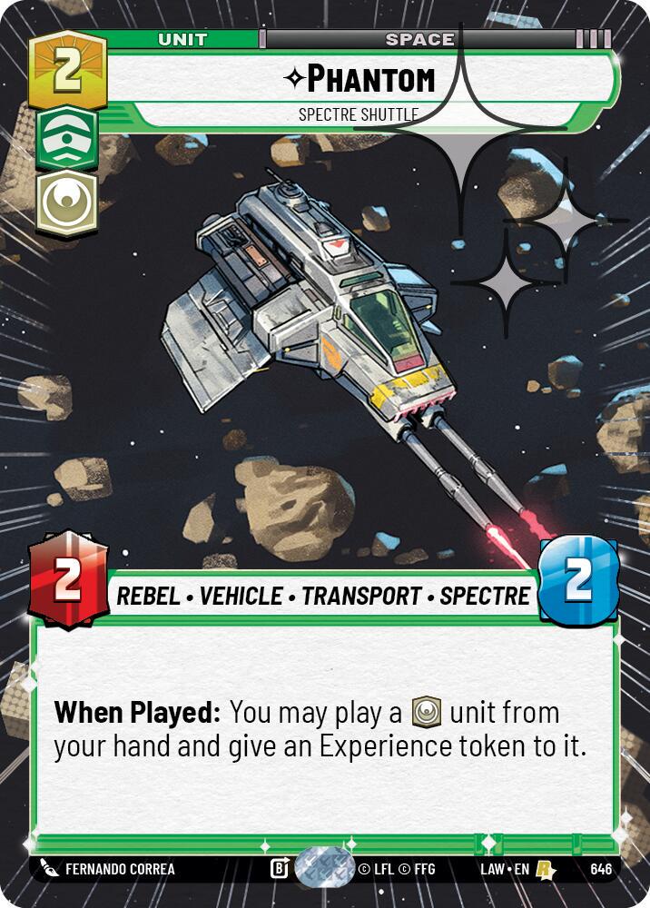 Phantom - Spectre Shuttle [Hyperspace Foil] #646