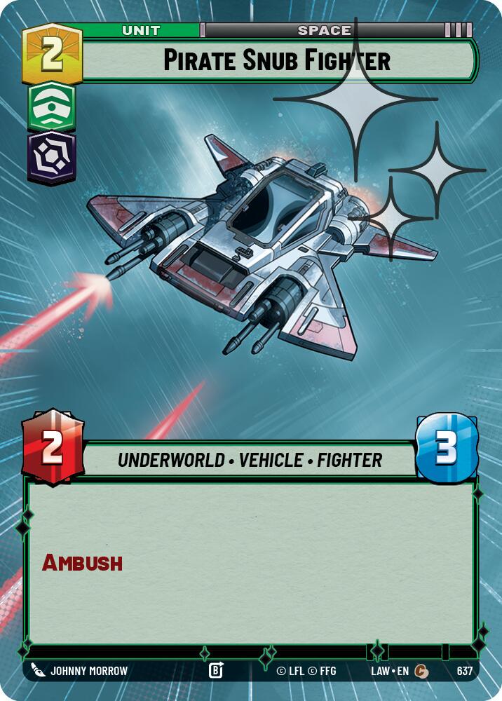 Pirate Snub Fighter [Hyperspace Foil] #637