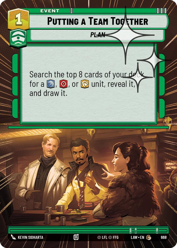 Putting a Team Together [Hyperspace Foil] #668