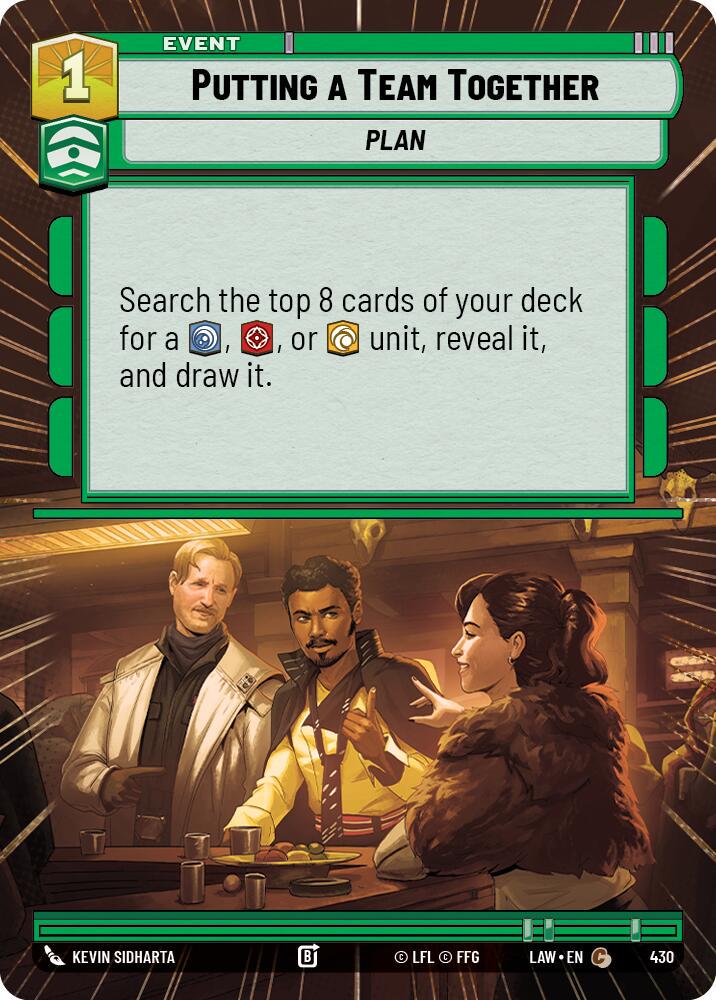 Putting a Team Together [Hyperspace] #430
