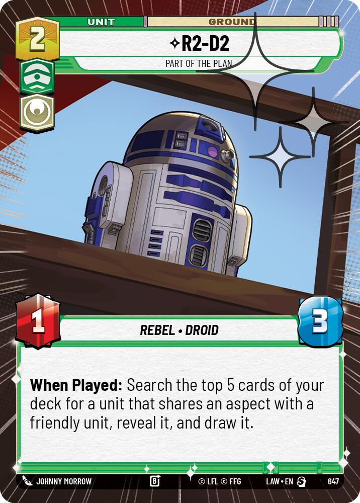 R2-D2 - Part of the Plan [Hyperspace Foil] #647