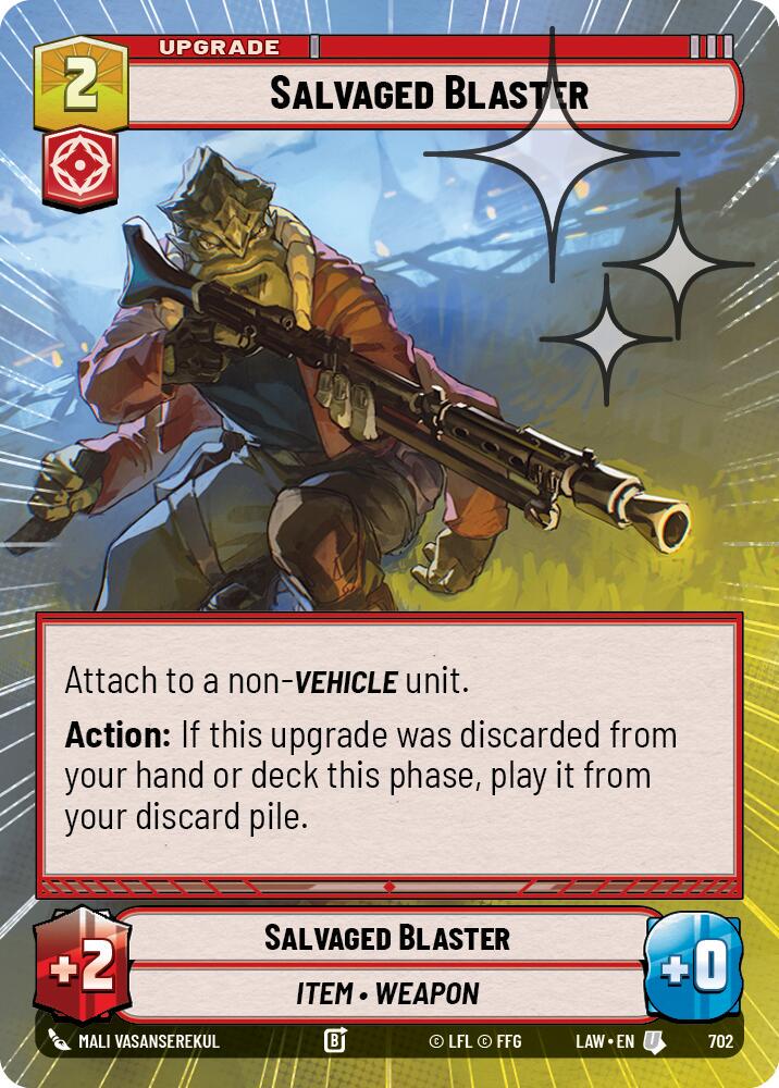 Salvaged Blaster [Hyperspace Foil] #702