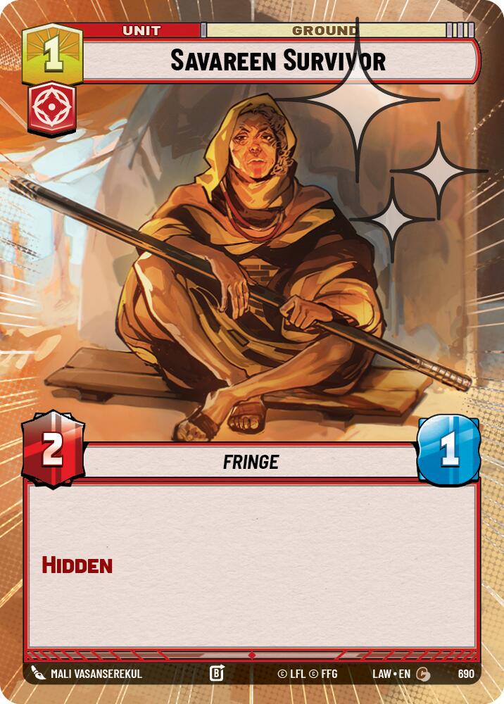 Savareen Survivor [Hyperspace Foil] #690