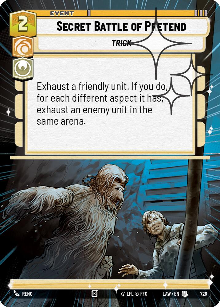 Secret Battle of Pretend [Hyperspace Foil] #728