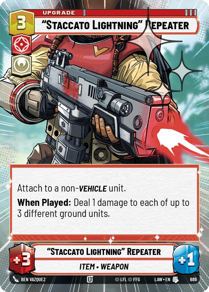 Staccato Lightning Repeater [Hyperspace Foil] #689