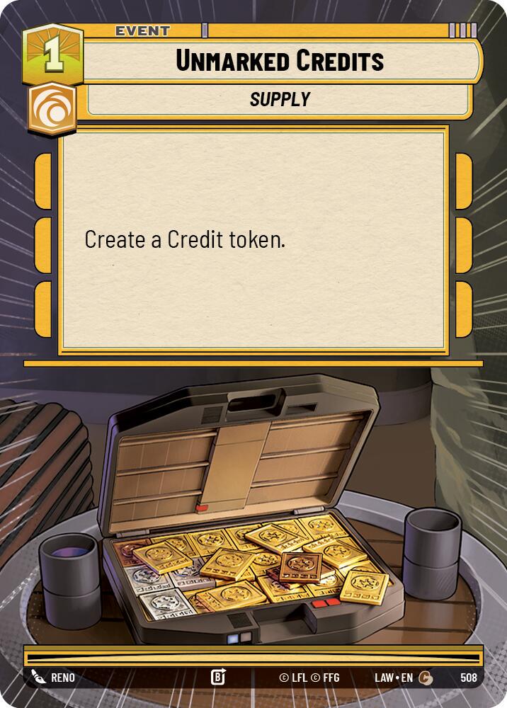 Unmarked Credits [Hyperspace] #508