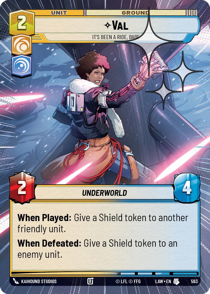 Val - It's Been a Ride, Babe [Hyperspace Foil] #593