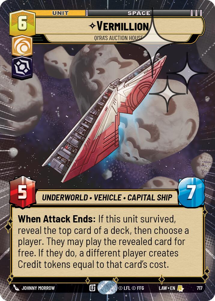 Vermillion - Qi'Ra's Auction House [Hyperspace Foil] #717
