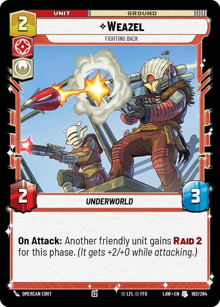 Weazel - Fighting Back #182