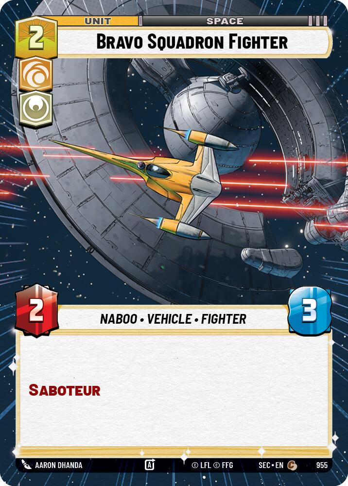 Bravo Squadron Fighter [Hyperspace Foil] #955