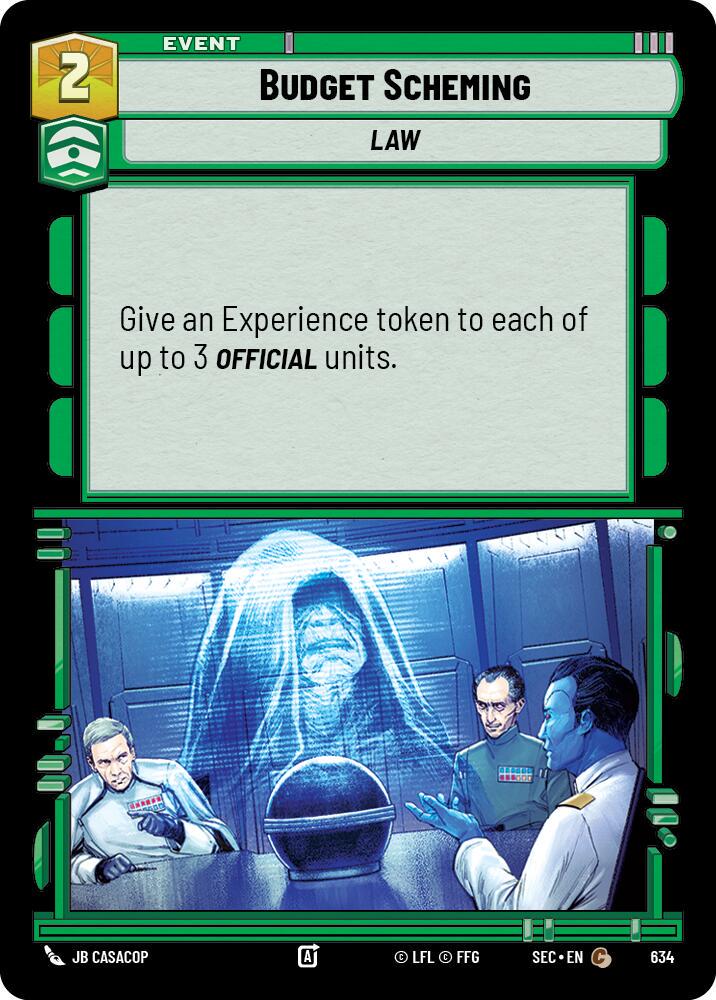 Budget Scheming [Foil] #634