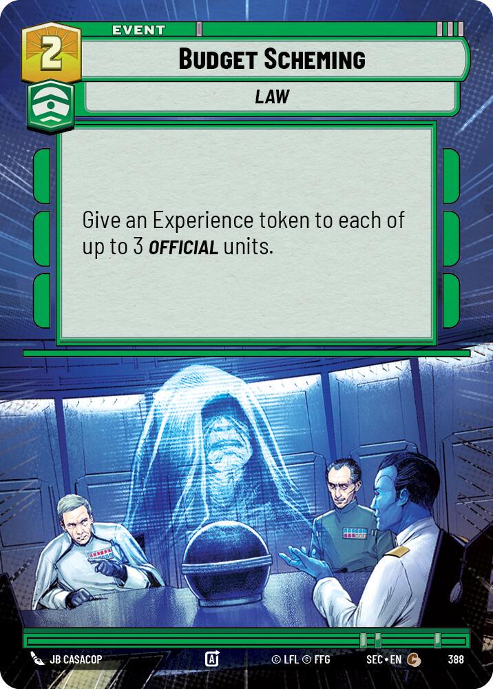 Budget Scheming [Hyperspace] #388