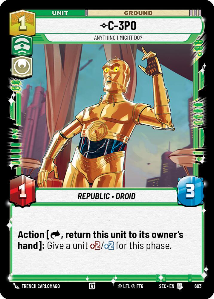 C-3PO - Anything I Might Do? [Foil] #603