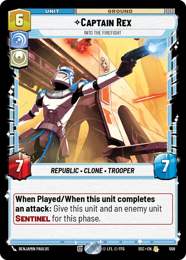 Captain Rex - Into the Firefight [Foil] #558