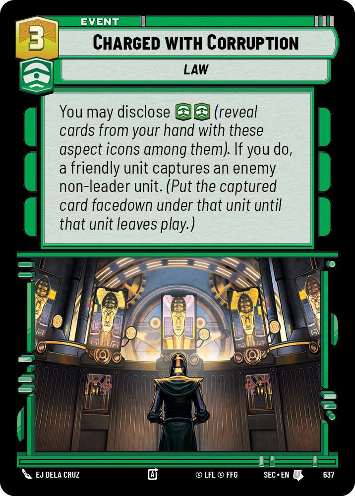 Charged with Corruption [Foil] #637