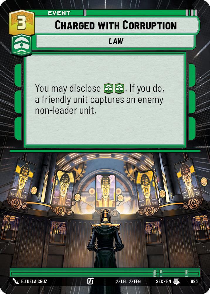 Charged with Corruption [Hyperspace Foil] #883