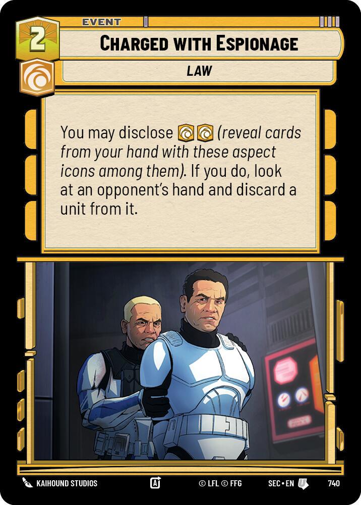 Charged with Espionage [Foil] #740