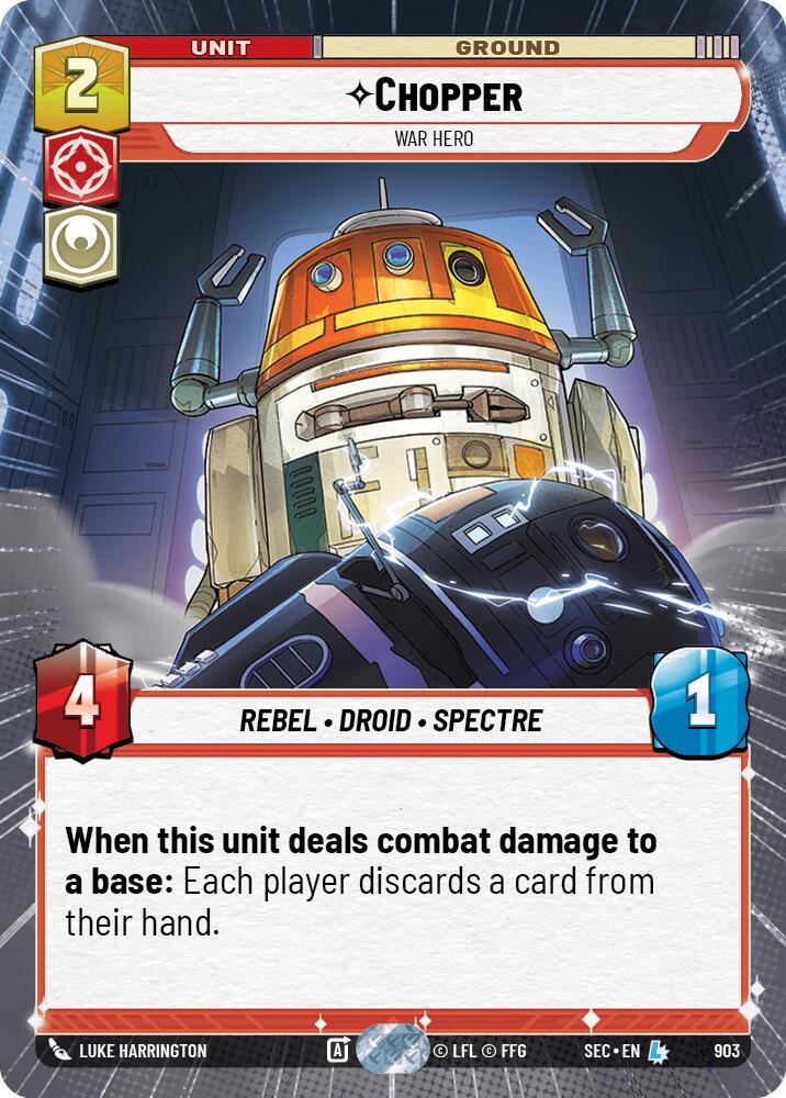 Chopper - War Hero [Hyperspace Foil] #903