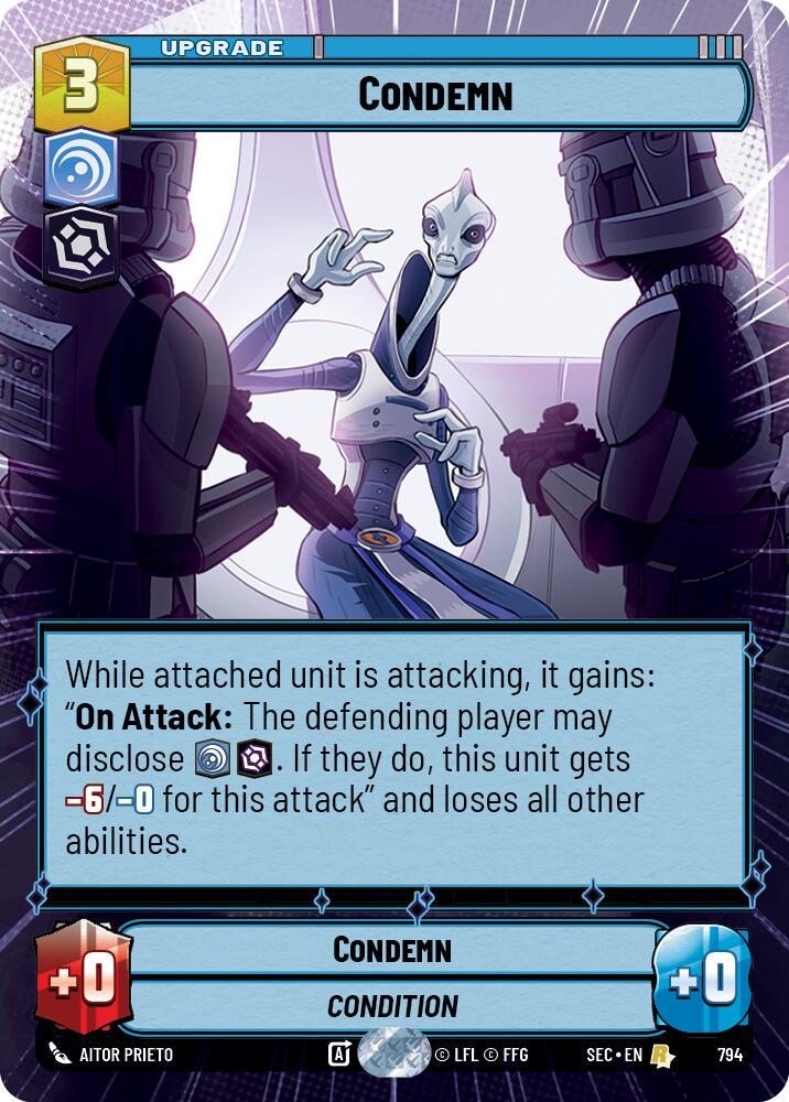 Condemn [Hyperspace Foil] #794