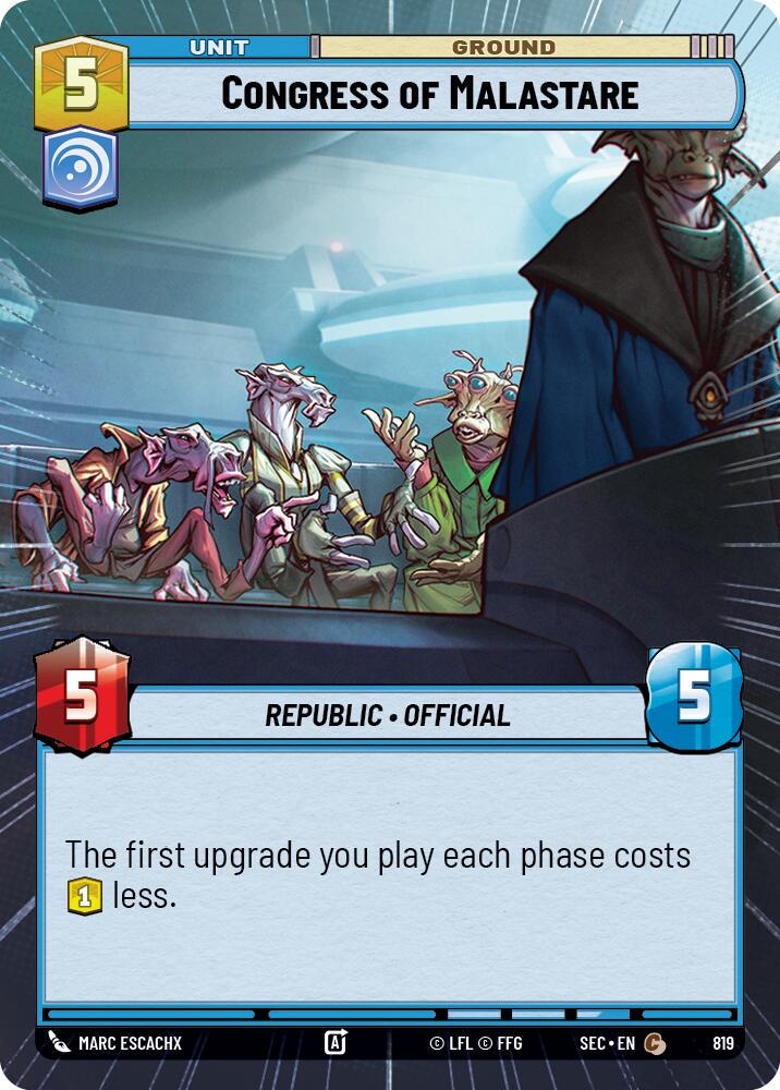 Congress of Malastare [Hyperspace Foil] #819