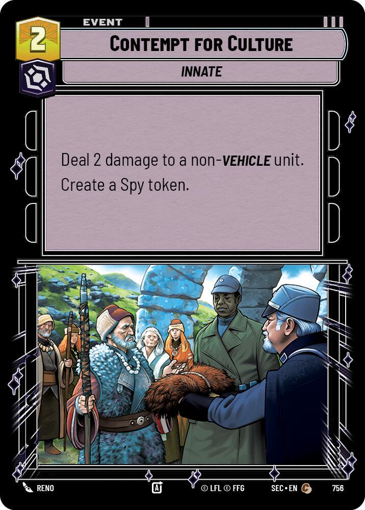 Contempt for Culture [Foil] #756