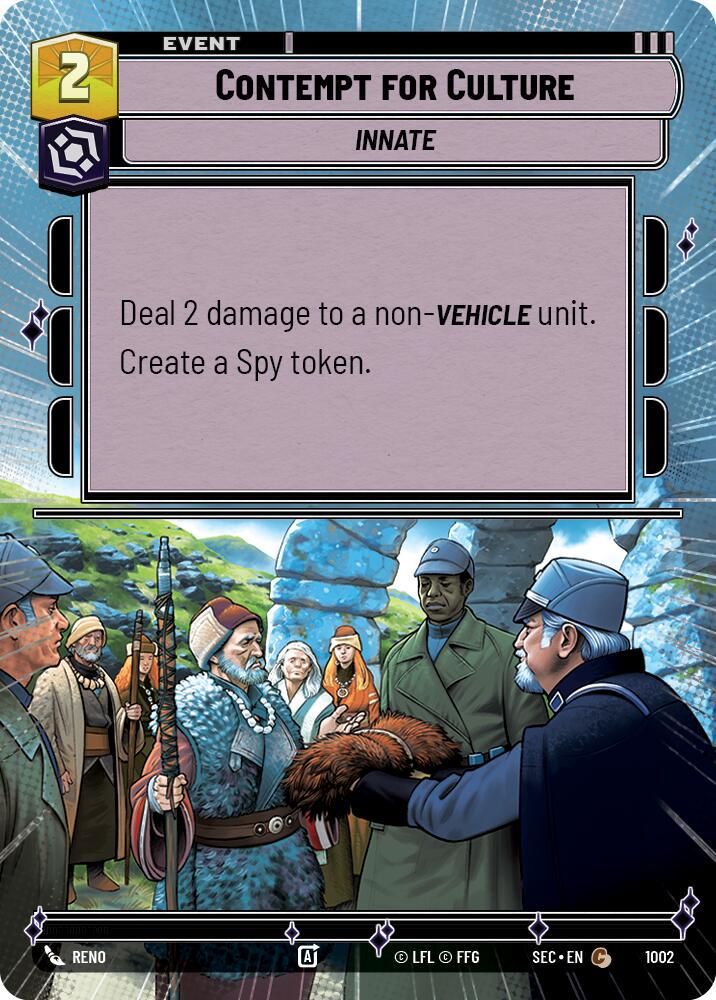 Contempt for Culture [Hyperspace Foil] #1002