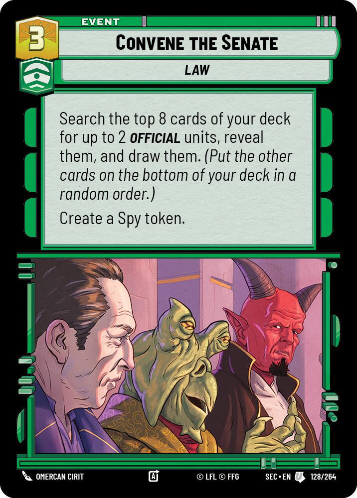 Convene the Senate #128