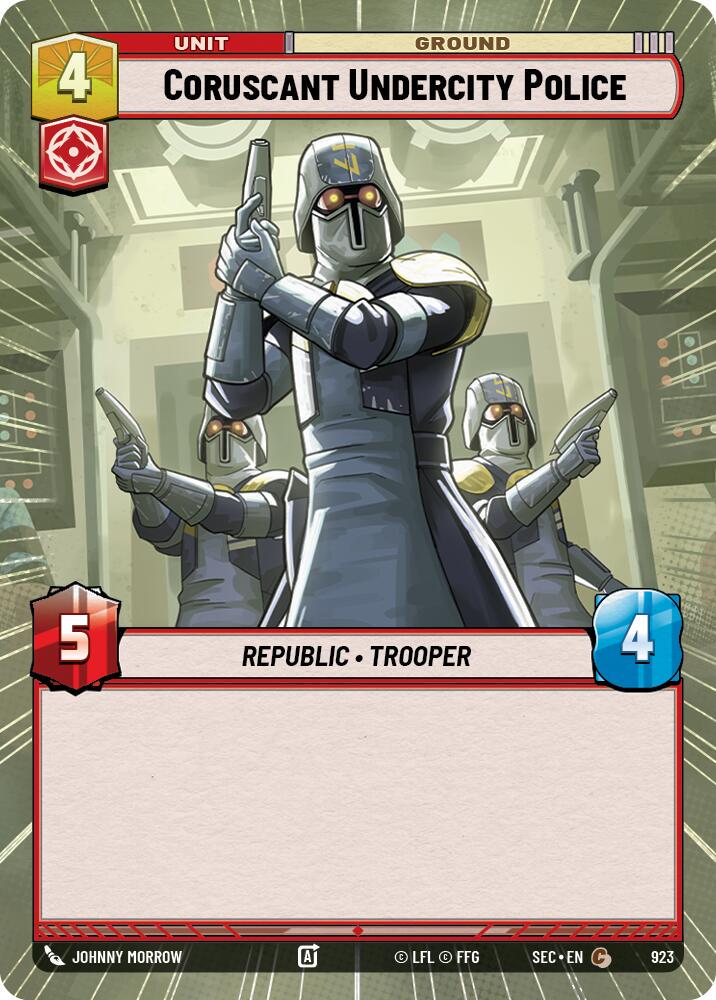 Coruscant Undercity Police [Hyperspace Foil] #923