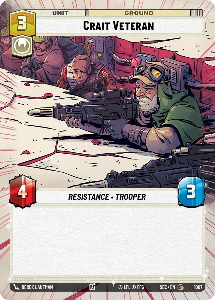 Crait Veteran [Hyperspace Foil] #1007