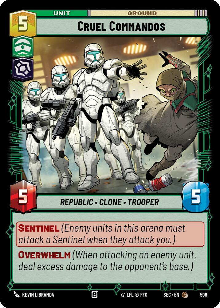 Cruel Commandos [Foil] #596