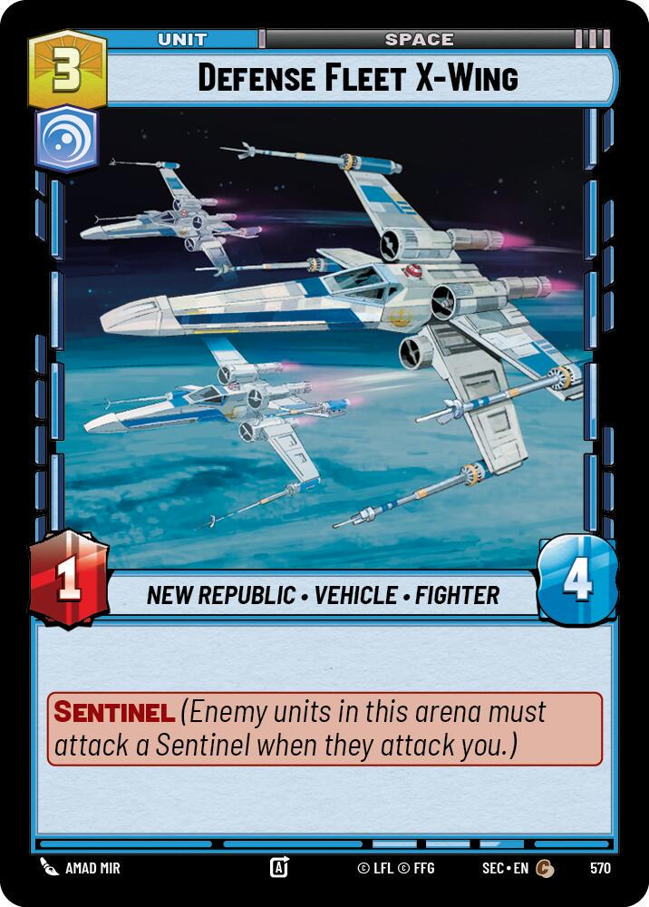Defense Fleet X-Wing [Foil] #570