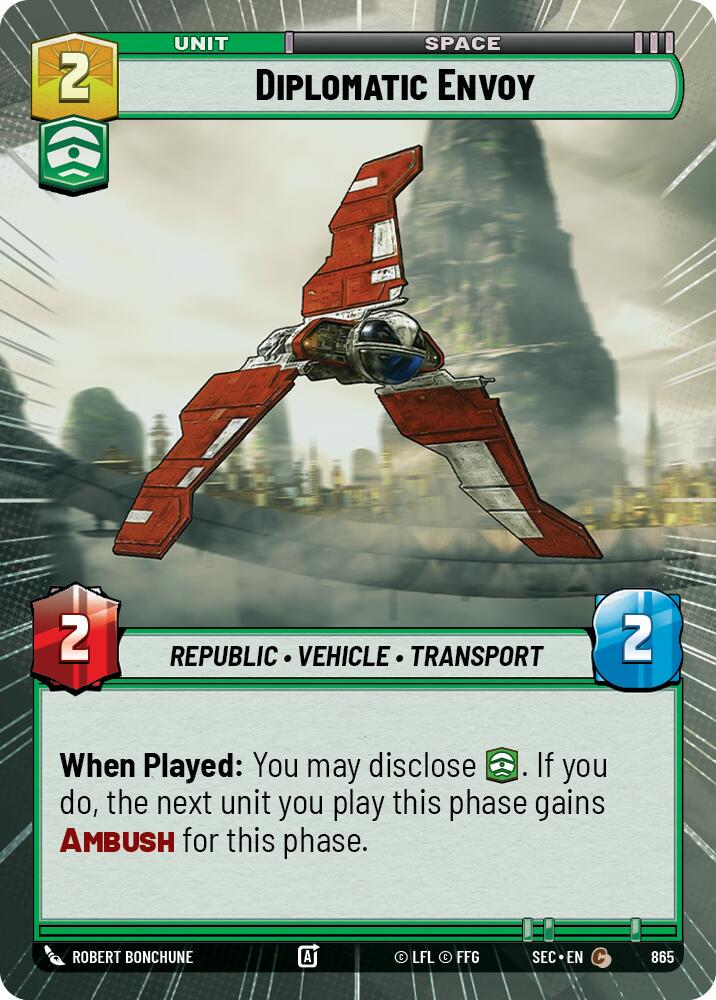 Diplomatic Envoy [Hyperspace Foil] #865