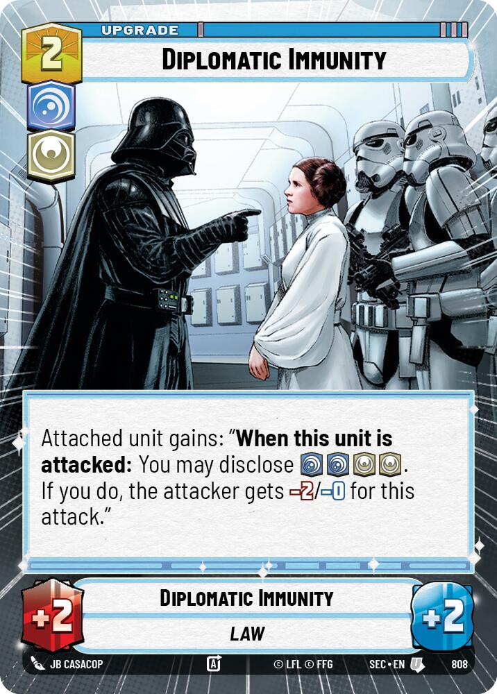 Diplomatic Immunity [Hyperspace Foil] #808