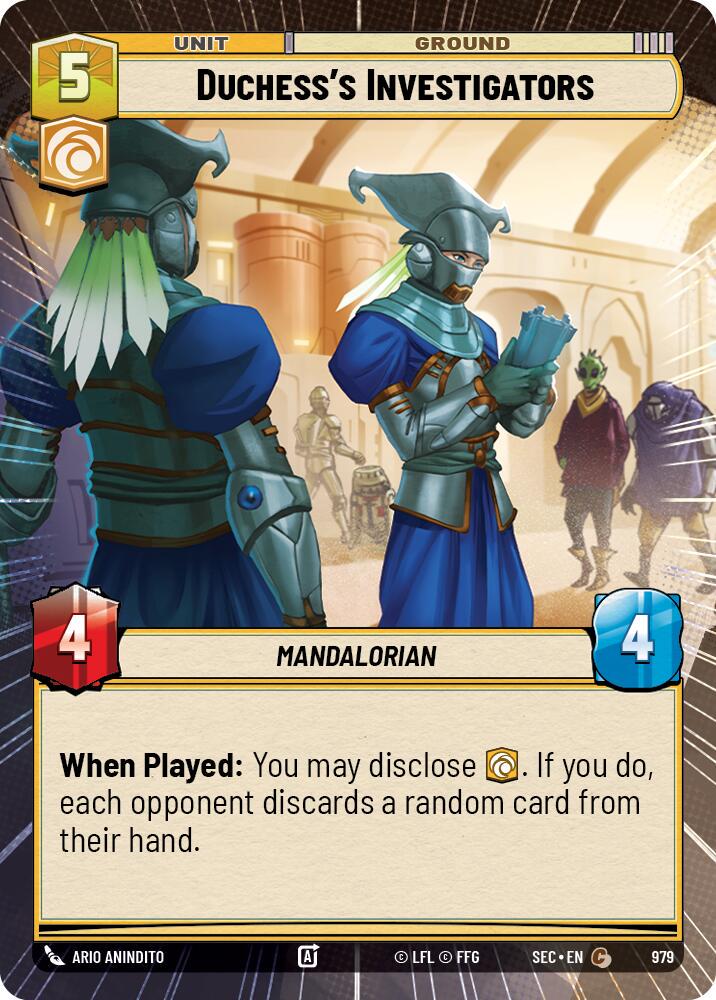 Duchess's Investigators [Hyperspace Foil] #979