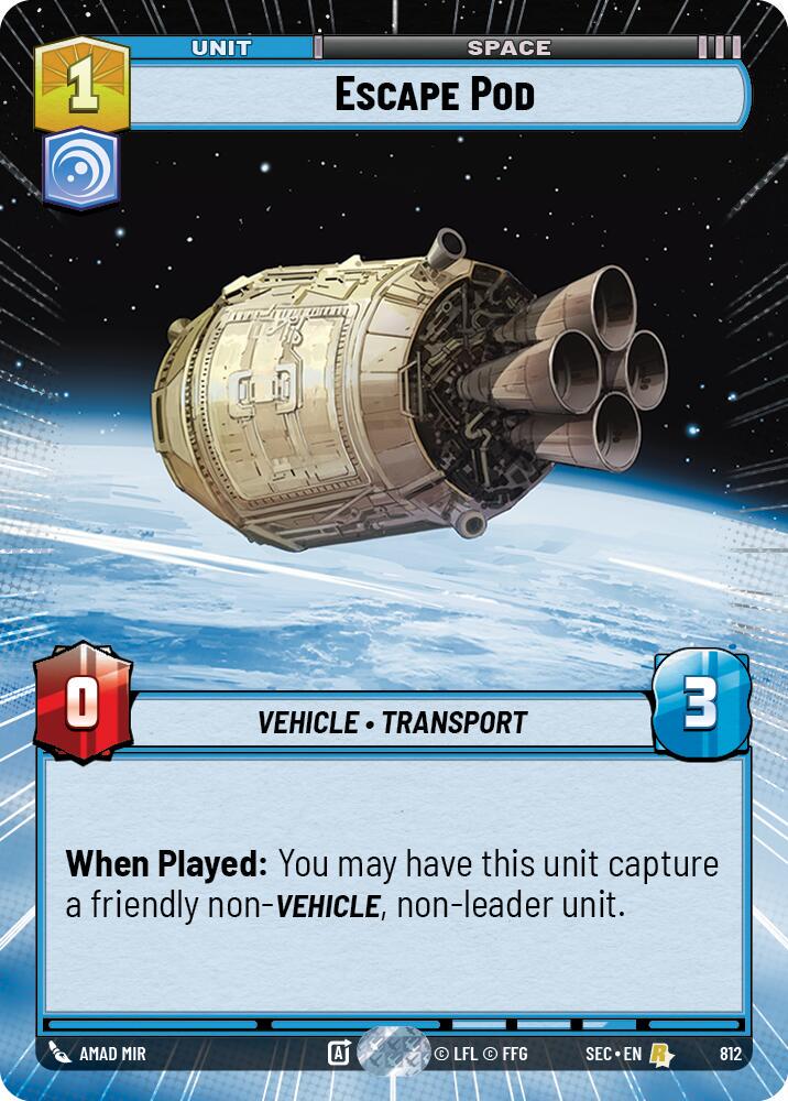 Escape Pod [Hyperspace Foil] #812