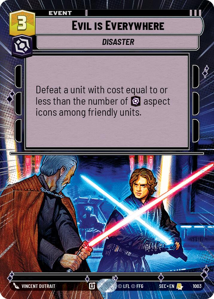 Evil is Everywhere [Hyperspace Foil] #1003