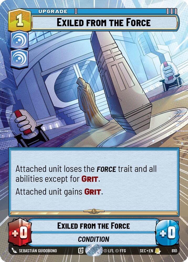 Exiled from the Force [Hyperspace Foil] #810