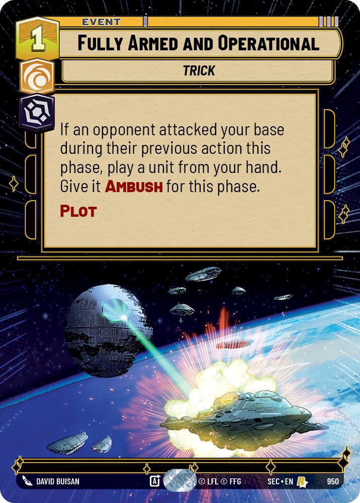 Fully Armed and Operational [Hyperspace Foil] #950