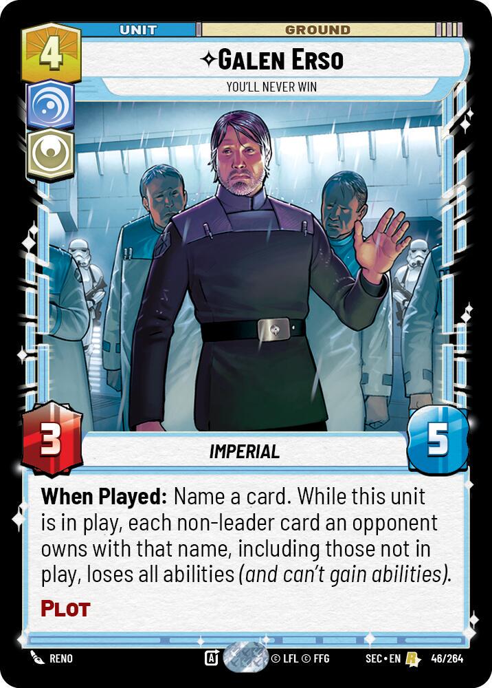 Galen Erso - You'll Never Win #46