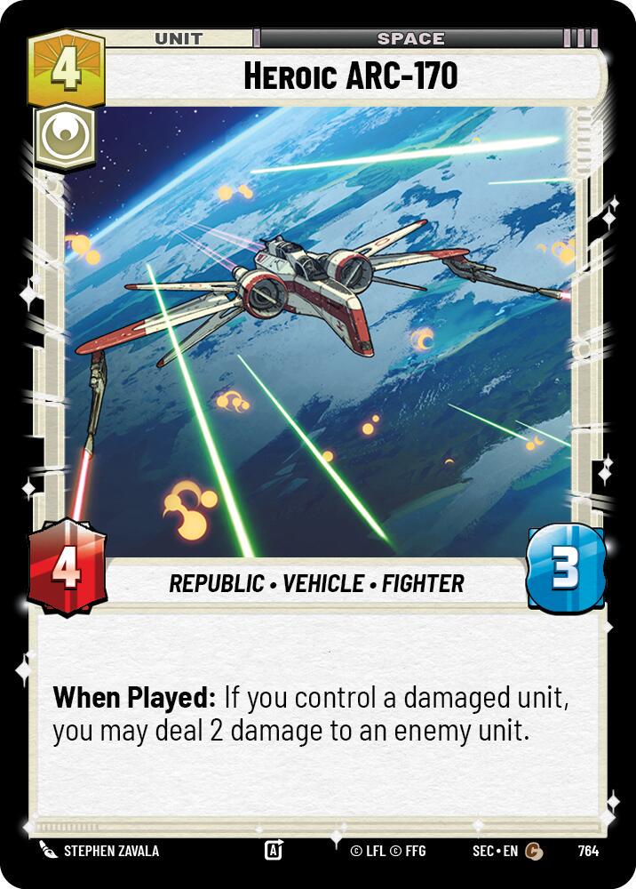 Heroic ARC-170 [Foil] #764