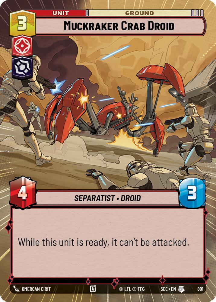 Muckraker Crab Droid [Hyperspace Foil] #891