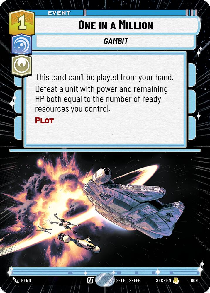 One in a Million [Hyperspace Foil] #809