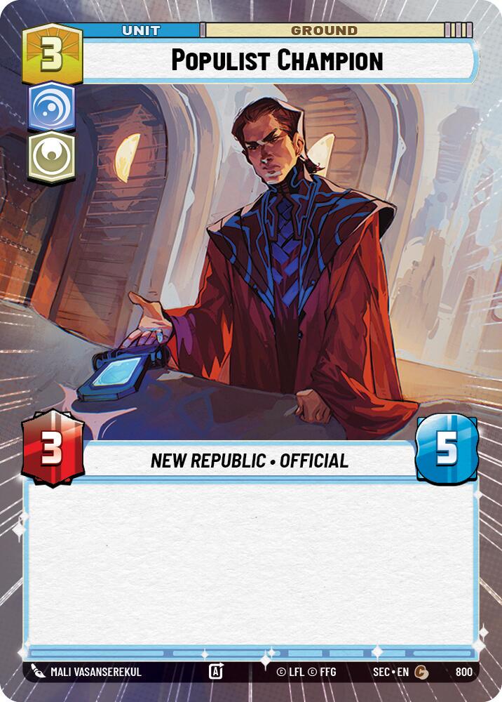 Populist Champion [Hyperspace Foil] #800