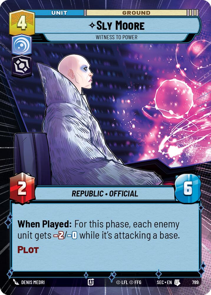 Sly Moore - Witness to Power [Hyperspace Foil] #789