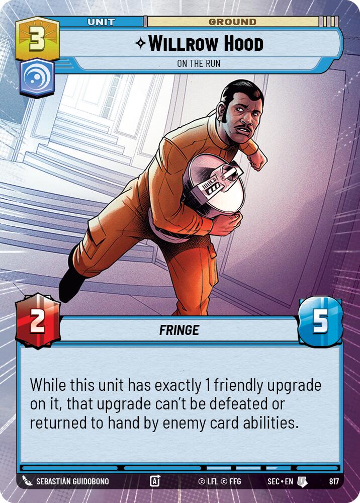 Willrow Hood - On the Run [Hyperspace Foil] #817