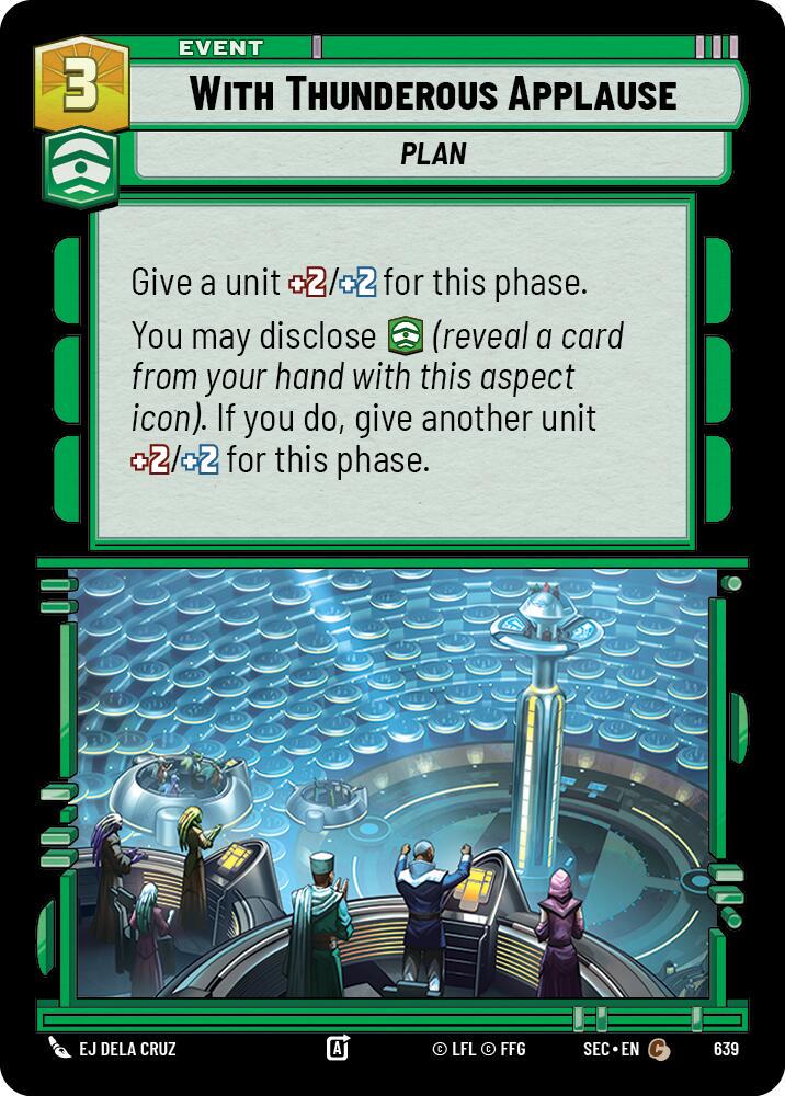 With Thunderous Applause [Foil] #639